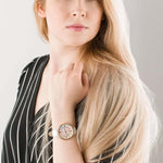 Fossil ES4579 Jacqueline Three-Hand Date White Leather Watch