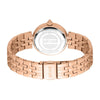 Just Cavalli JC1L314M0075 Women's Watch back view showcasing rose-gold stainless steel bracelet and case.