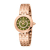 Just Cavalli JC1L314M0075 Women's Watch with rose-gold stainless steel case and olive-green dial.