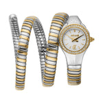 Just Cavalli Watches JC1L355M0055 Women's watch with gold and silver band, embellished with diamonds.