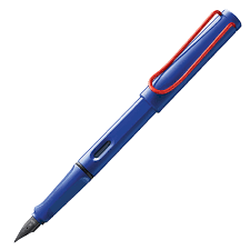 LAMY Safari Fountain Pen blue Red