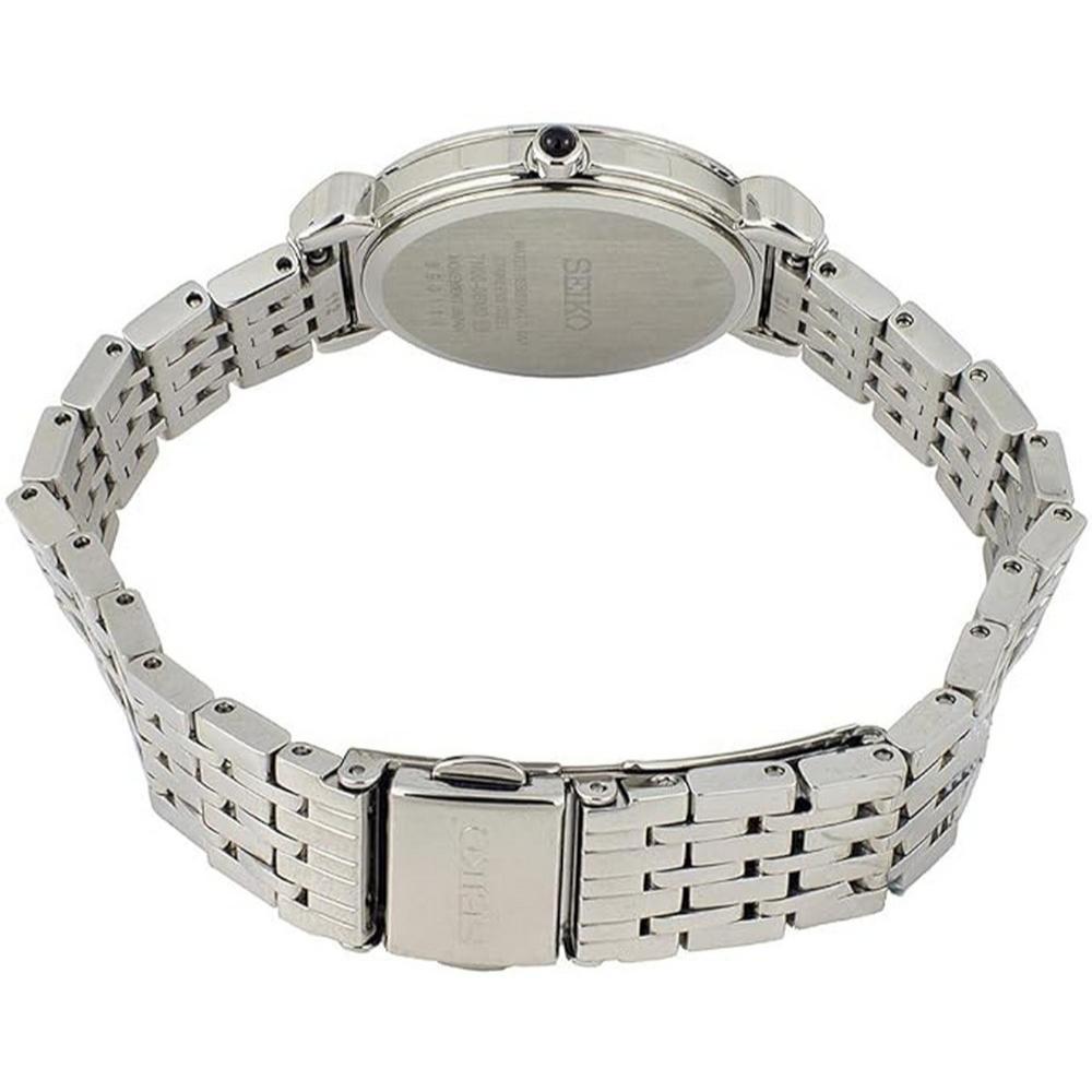 seiko SFQ803P1 Stainless Steel Analog  Ladies Quartz Watch - Our World Of Style