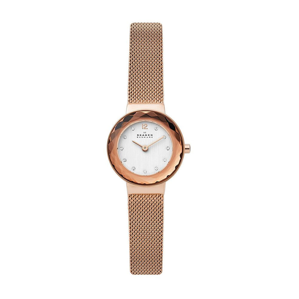 SKAGEN SKW2799 Leonora Rose Gold Tone Steel Women's Mesh Watch