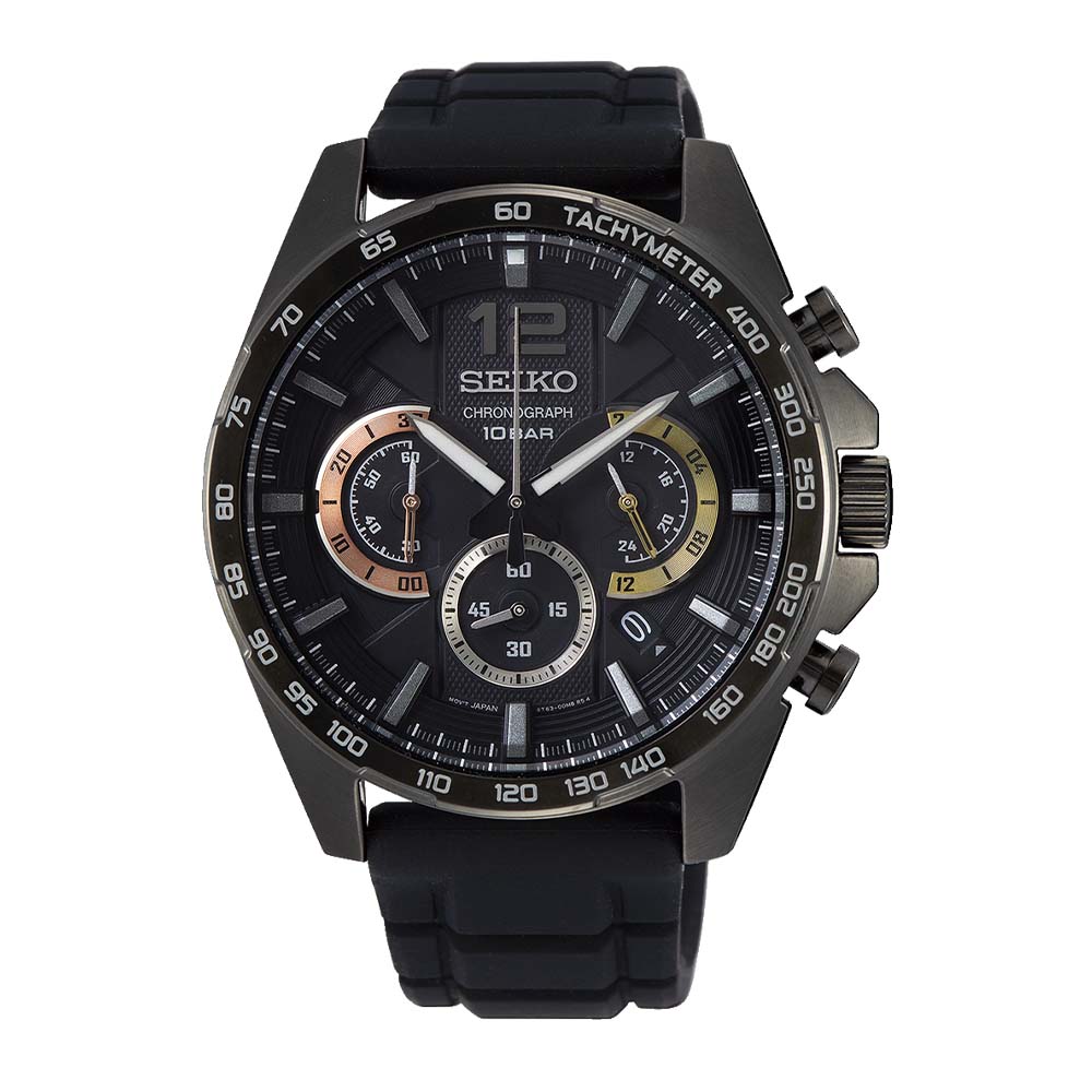 Seiko SSB349P1 Black Dial Quartz Chronograph Men’s Watch