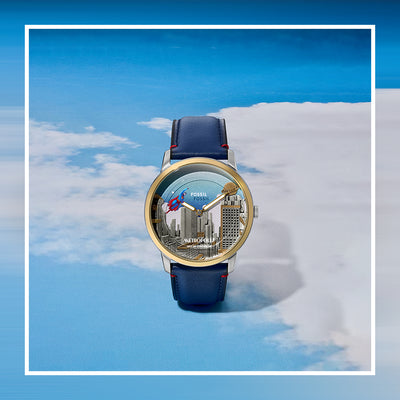 FOSSIL LE1208SET Superman x Fossil Limited-Edition Metropolis Watch Set