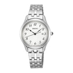 Seiko SUR643P1  Neo Classic White Dial Stainless Steel Womens Watch
