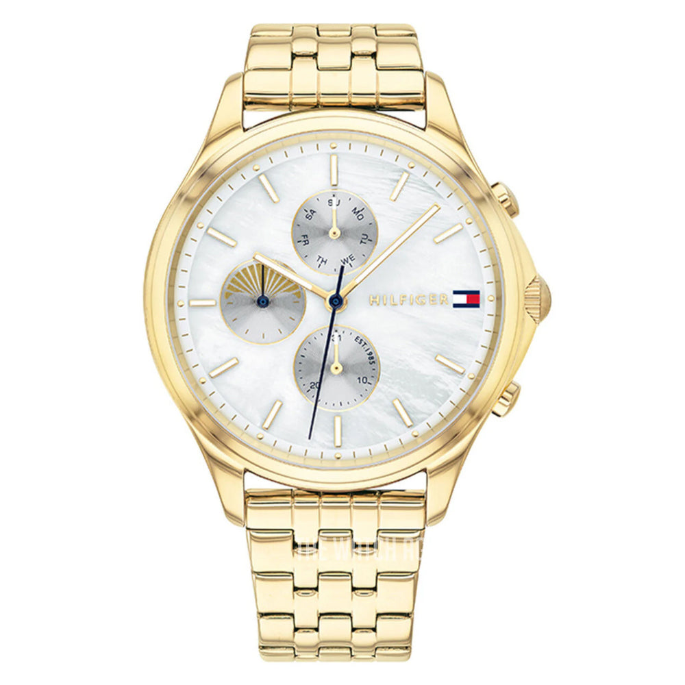 Tommy Hilfiger 1782121 gold-tone mother-of-pearl dial Women's Watch